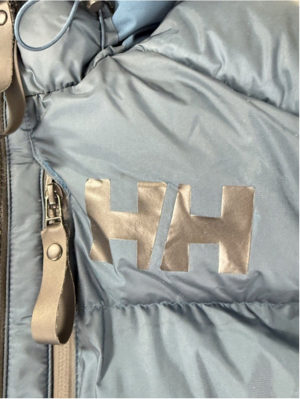 Helly Hansen Active Winter Parka Men Large Blue Puffer Jacket 100% Polyamide - Picture 8 of 16
